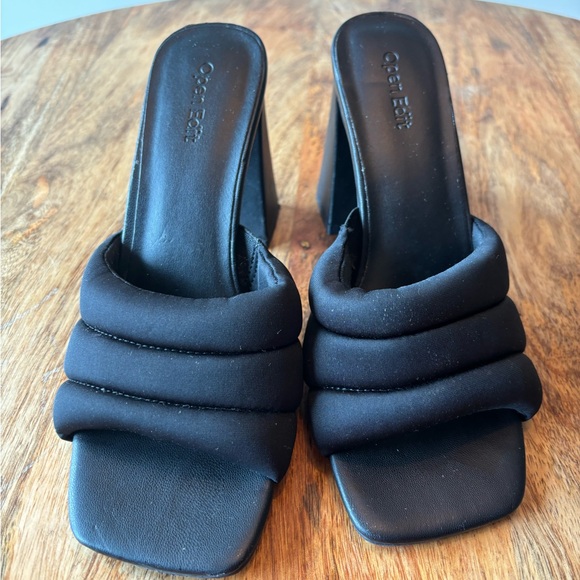 Open Edit Sheena Square Toe Heel - Picture 3 of 12